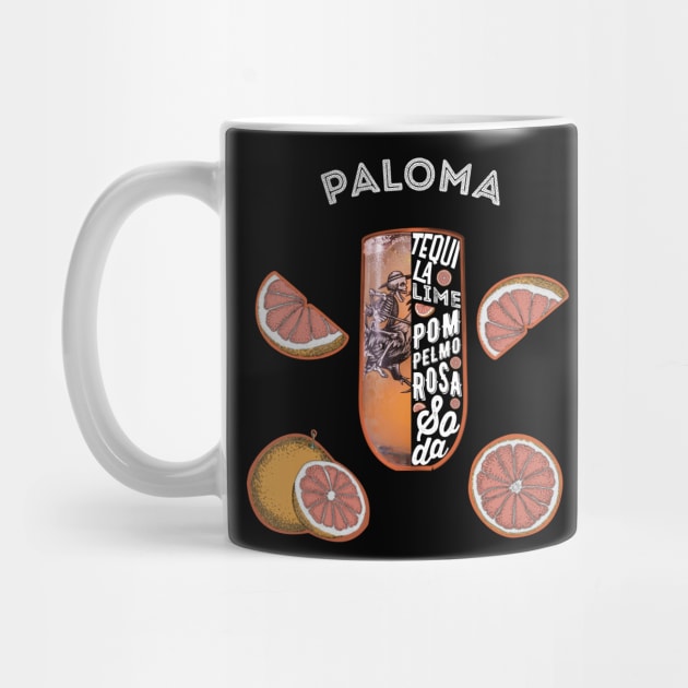 Paloma Cocktail Drink by Pistacchio Gift